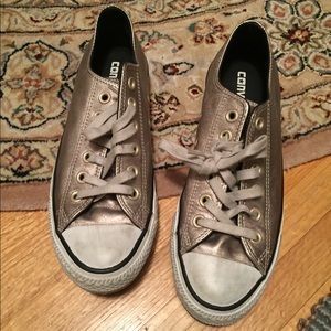 Metallic Gold Converse